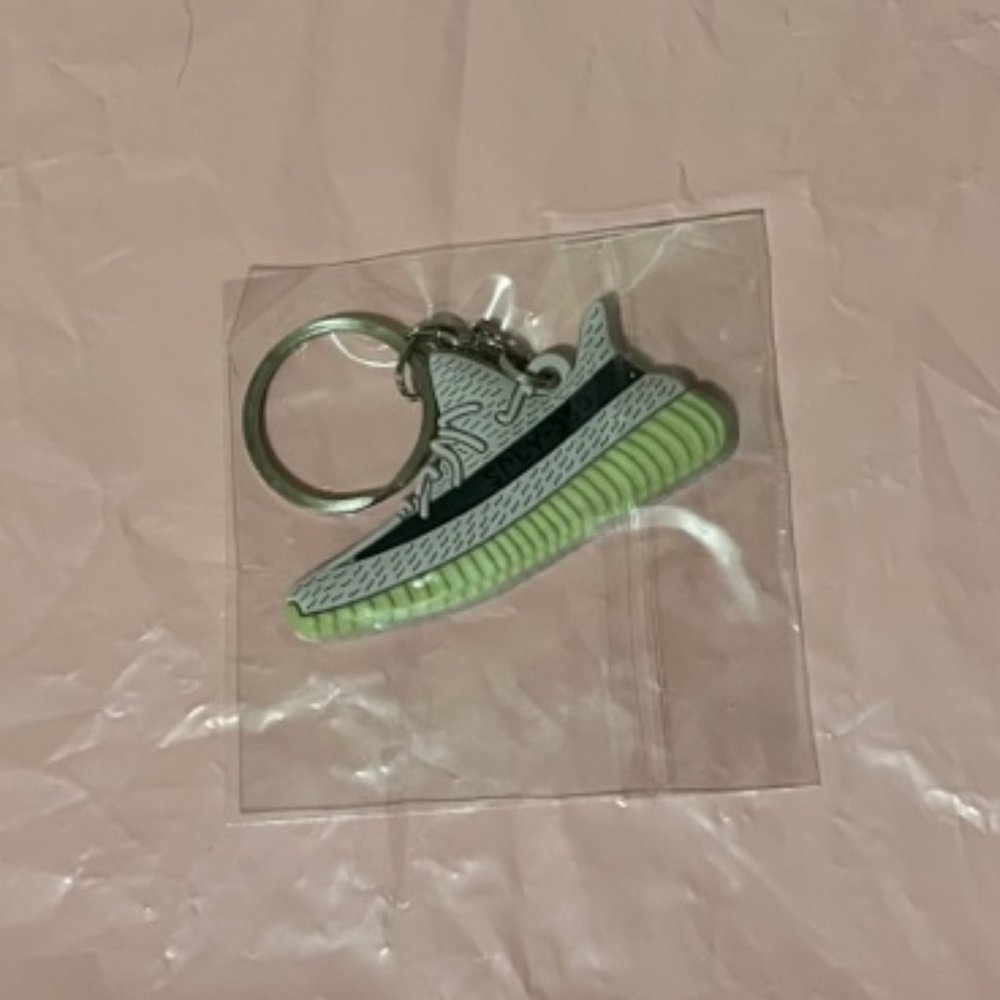 NEW- Yeezy Gray Sneaker Keychain